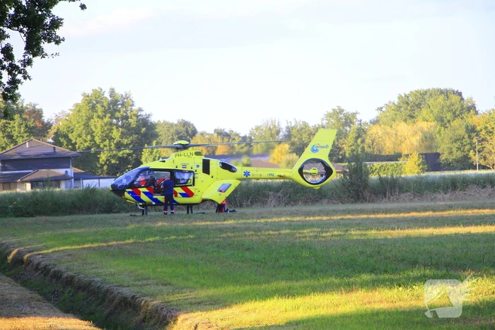 Traumahelikopter ingezet voor incident