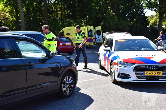 Ongeval met gewonde door botsing