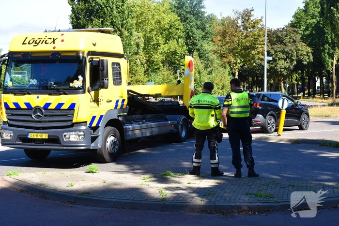 Ongeval met gewonde door botsing