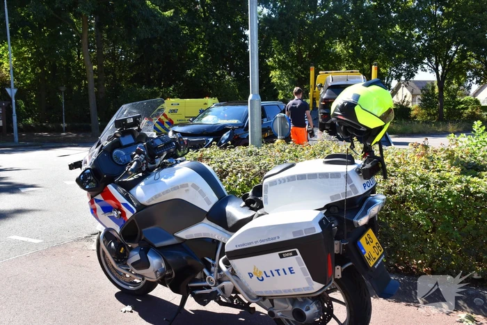 Ongeval met gewonde door botsing