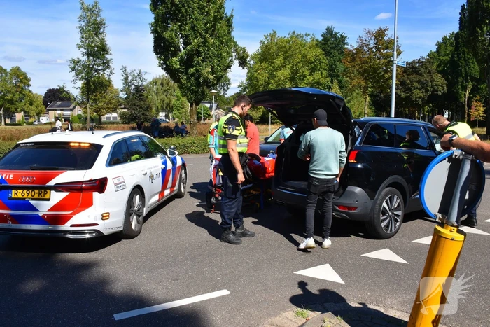 Ongeval met gewonde door botsing