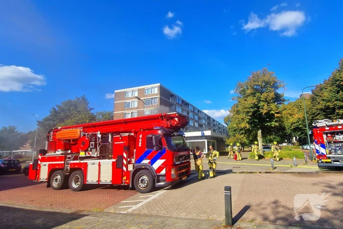 Grote rookontwikkeling door winkelbrand
