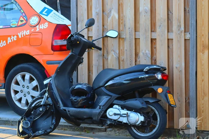 Scooterrijder aangehouden bij ongeval