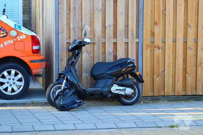 Scooterrijder aangehouden bij ongeval