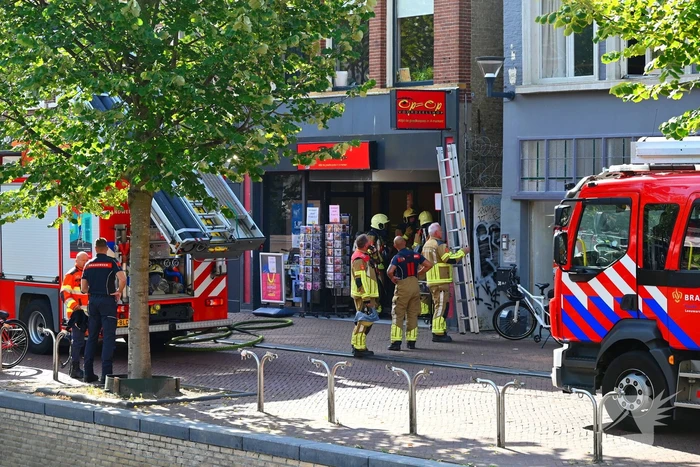 Brand vergt snelle inzet in winkel
