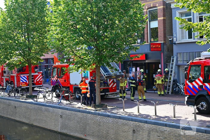 Brand vergt snelle inzet in winkel