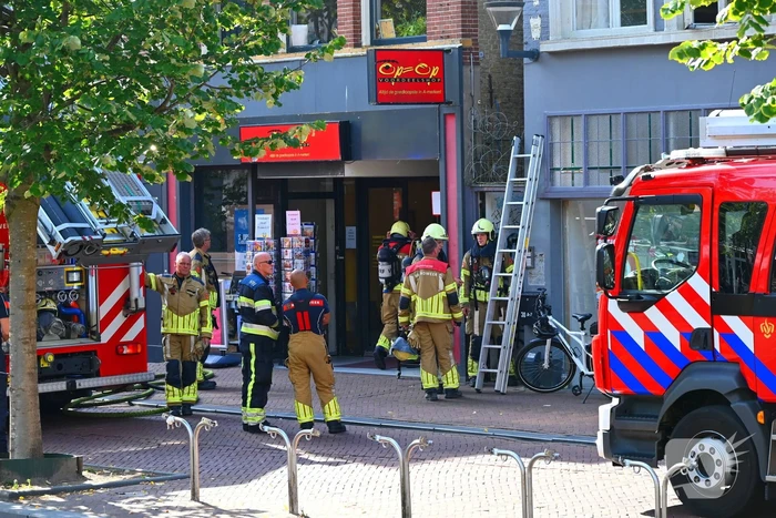 Brand vergt snelle inzet in winkel