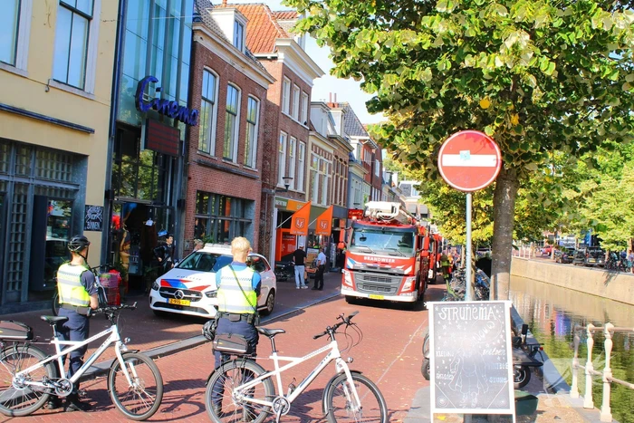 Brand vergt snelle inzet in winkel
