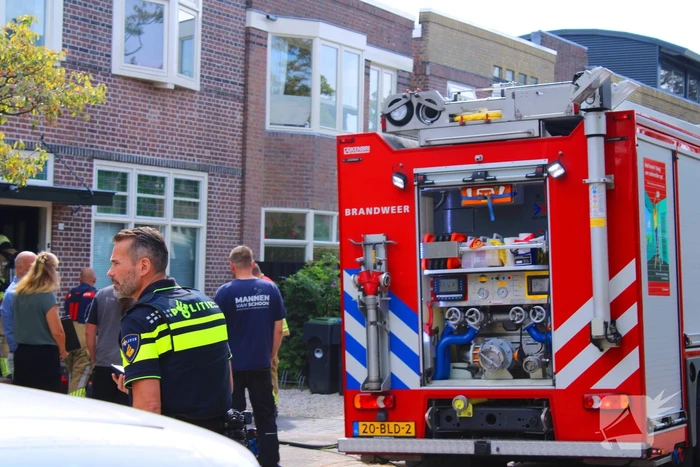 Veel rookontwikkeling bij woningbrand