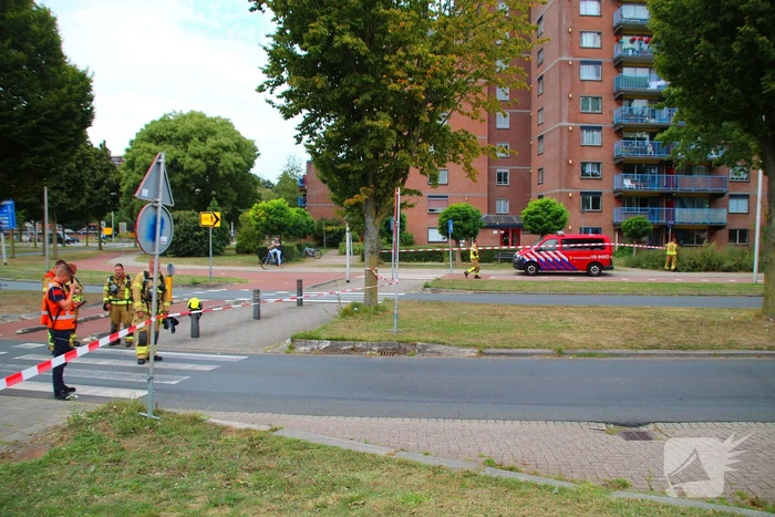 Gevaarlijke stoffen ontsnappen tijdens werk