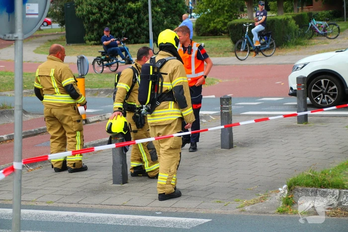 Gevaarlijke stoffen ontsnappen tijdens werk
