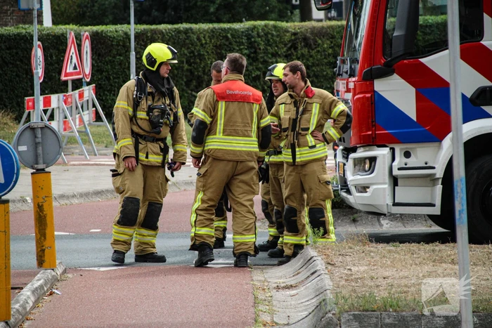 Gevaarlijke stoffen ontsnappen tijdens werk