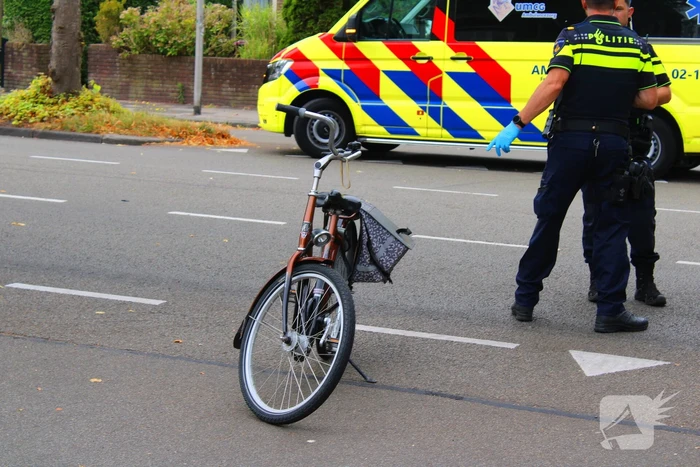 Fietser gewond in botsing met auto