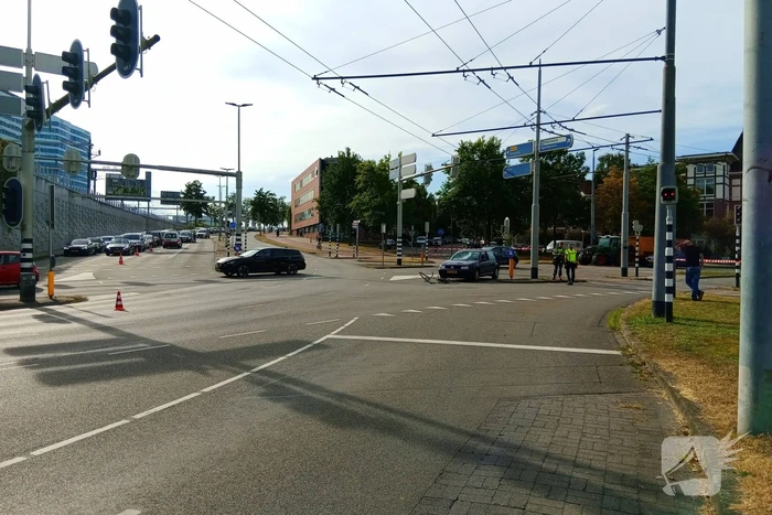 Fietser gewond bij aanrijding