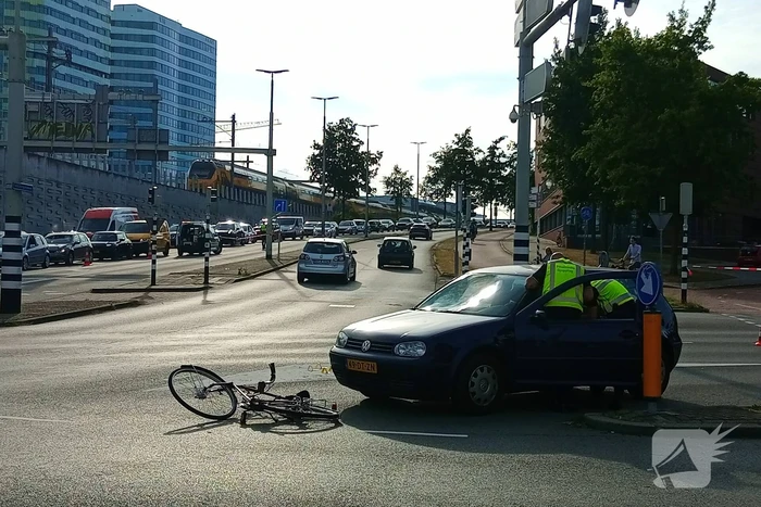 Fietser gewond bij aanrijding