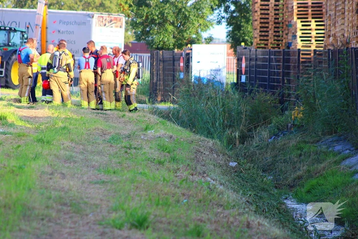 Weg afgesloten na ongeval met gevaarlijke stoffen