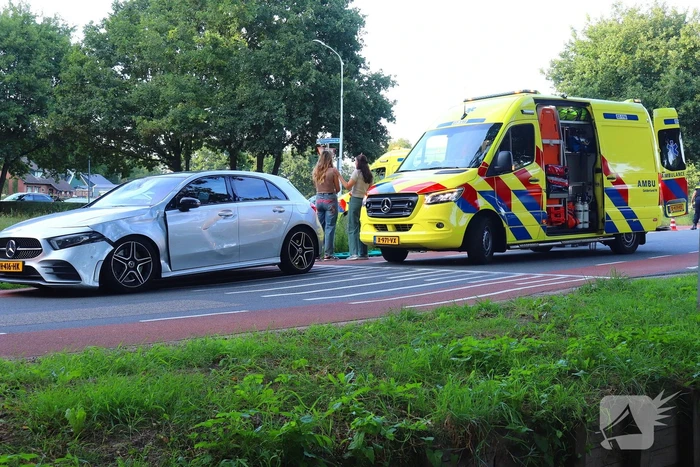 Ernstig ongeval met scooter en auto