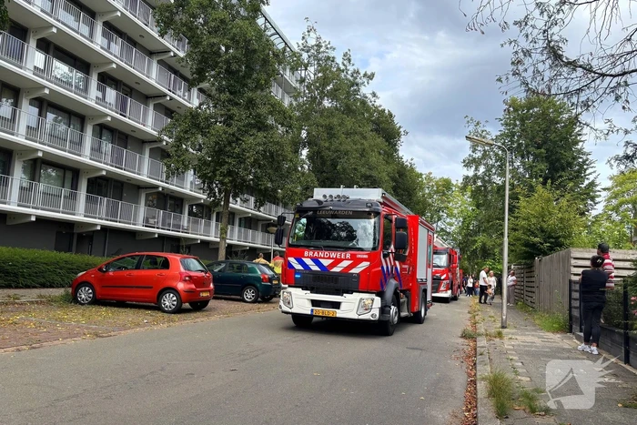 Brand op balkon snel onder controle