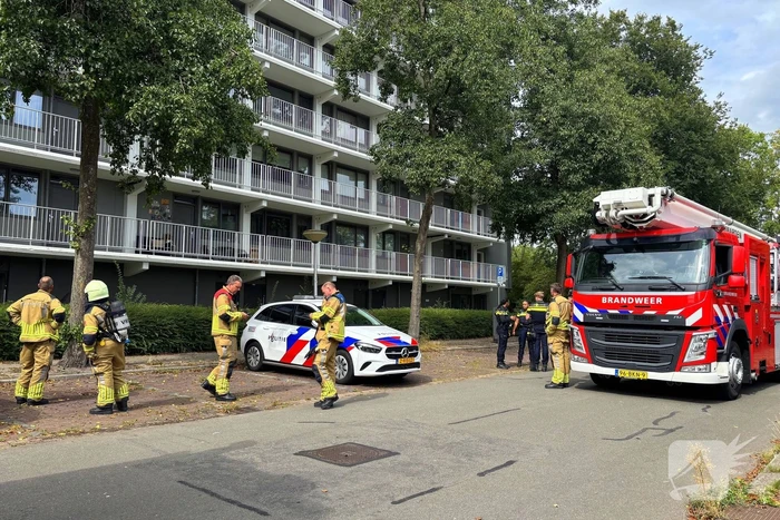 Brand op balkon snel onder controle