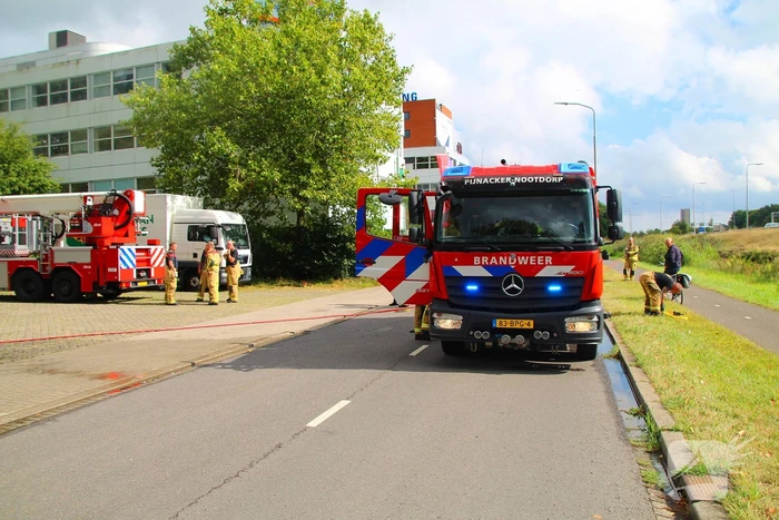 Brand in touringcar leidt tot snelle inzet