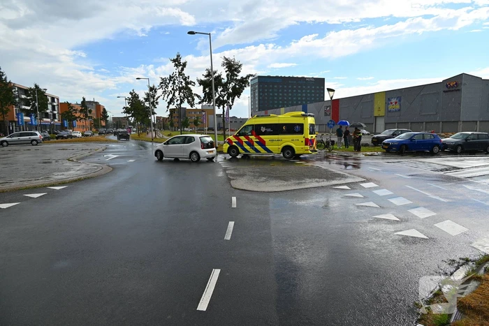 Aanrijding tussen fietser en auto