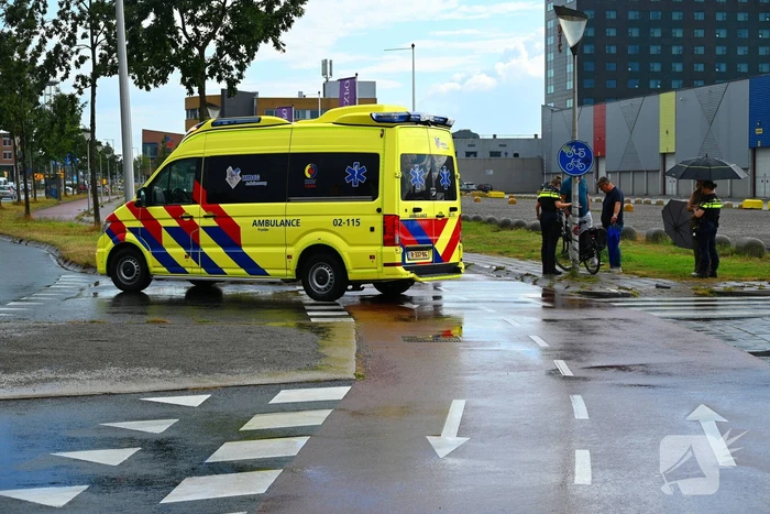 Aanrijding tussen fietser en auto
