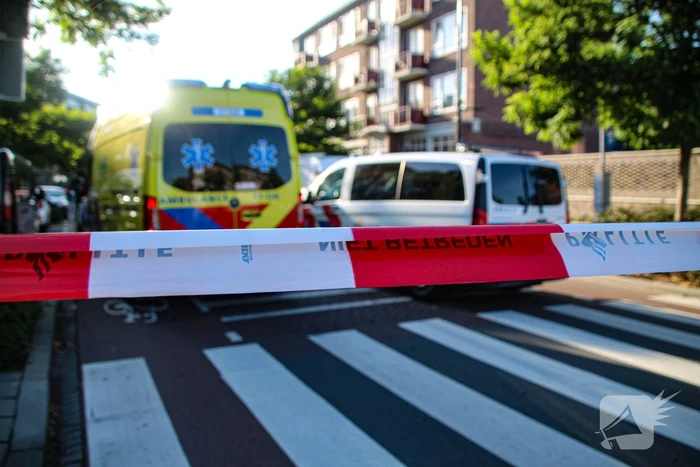 Auto met gebarsten voorruit