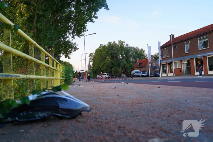 Automobilist rijdt door na crash