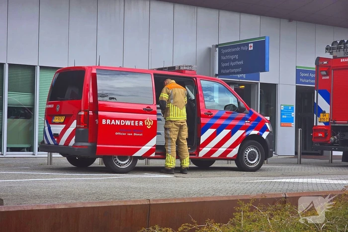 Spoedinzet bij ziekenhuisbrand