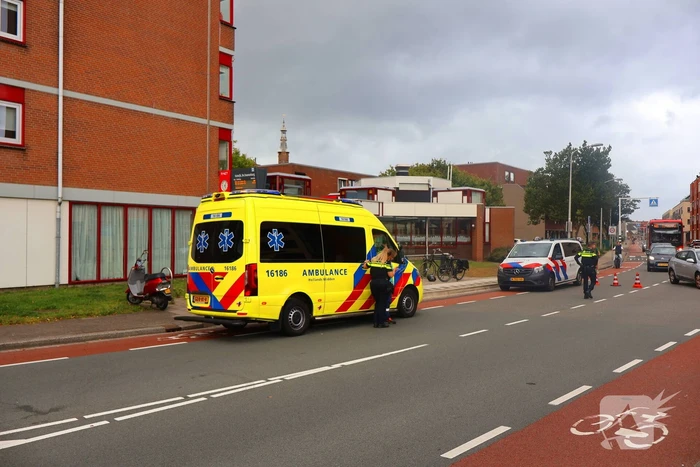 Scooterrijder en automobilist betrokken bij ongeval