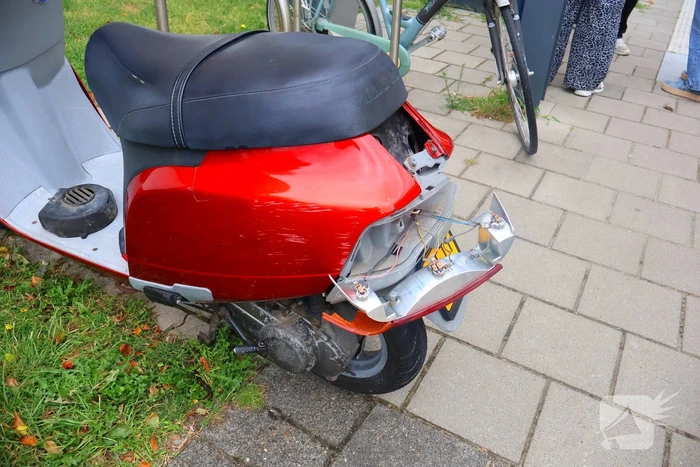 Scooterrijder en automobilist betrokken bij ongeval