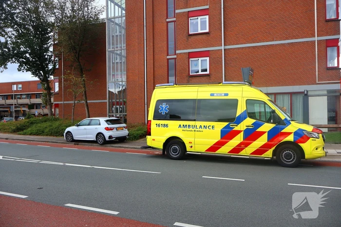 Scooterrijder en automobilist betrokken bij ongeval