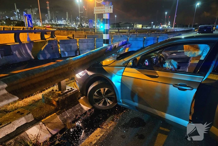 Auto verliest controle na lachgasgebruik
