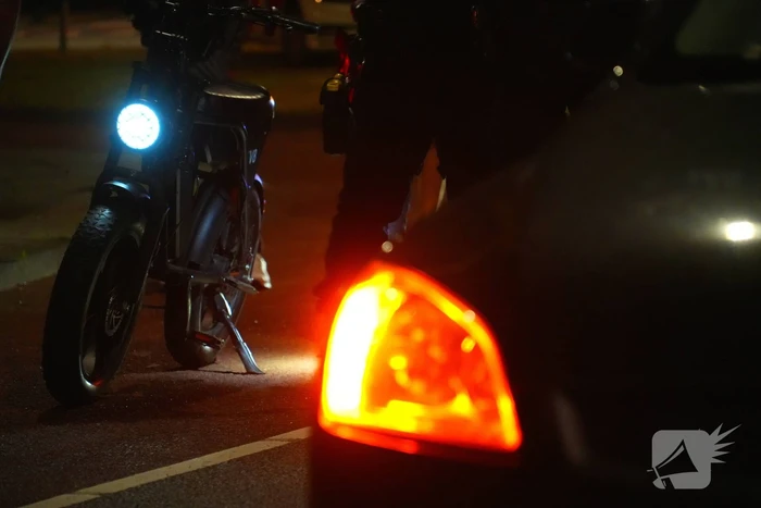 Fatbiker gewond bij botsing met auto