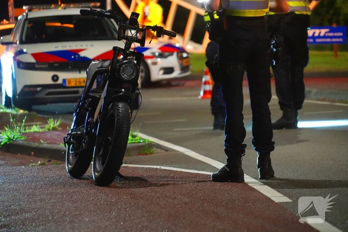 Fatbiker gewond bij botsing met auto