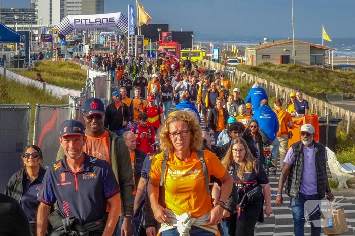 Drukte voor Formule 1 race op circuit Zandvoort