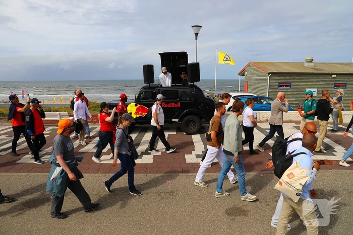 Drukte voor Formule 1 race op circuit Zandvoort