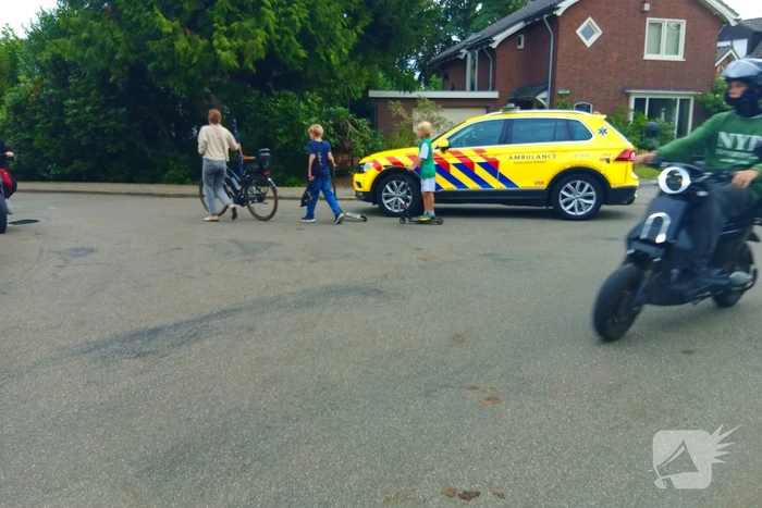 Ongeval tussen quad en step