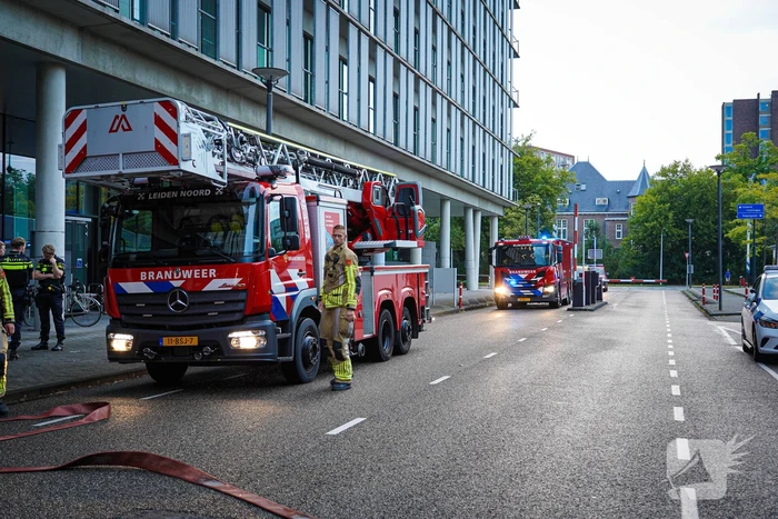 Brandmelding in onderzoeksgebouw van LUMC