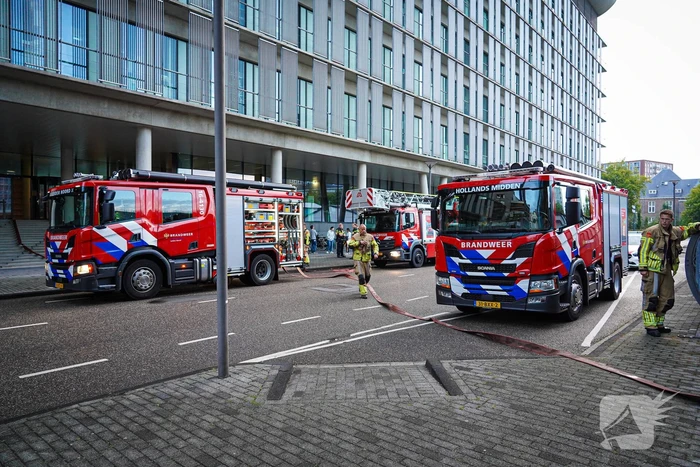 Brandmelding in onderzoeksgebouw van LUMC