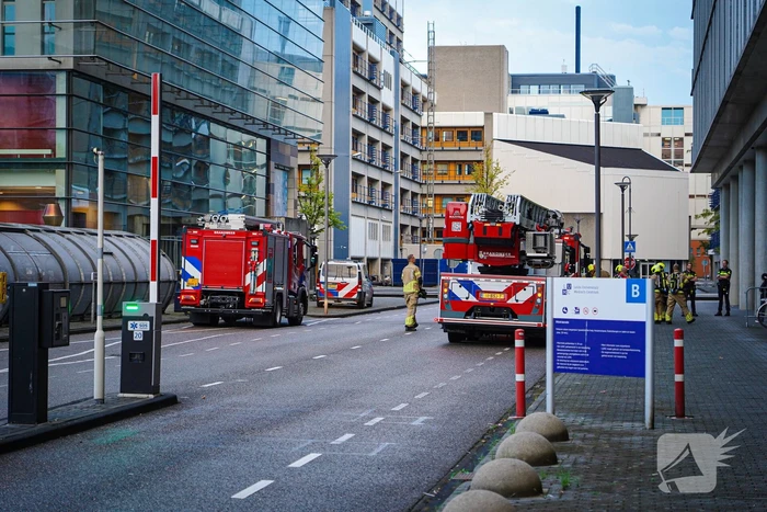 Brandmelding in onderzoeksgebouw van LUMC