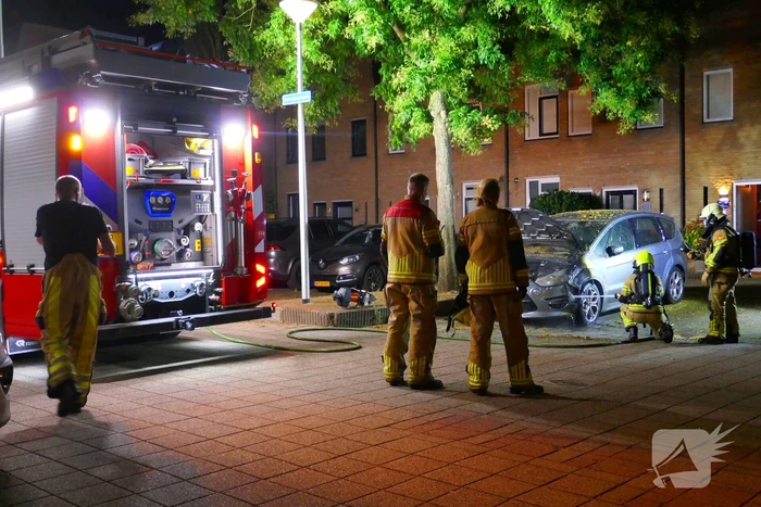 Autobrand snel onder controle