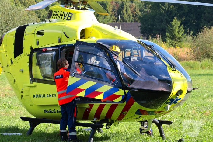 traumahelikopter ingezet bij medisch incident