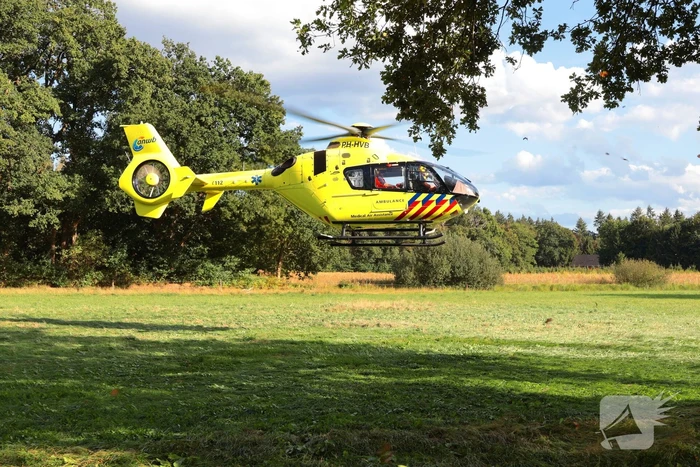 traumahelikopter ingezet bij medisch incident