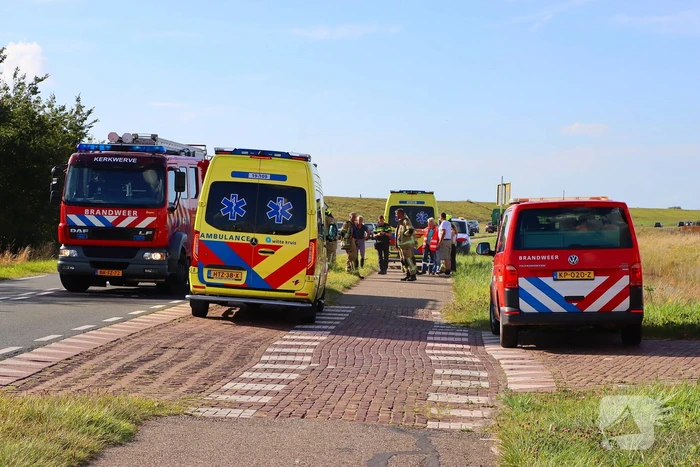 Gewonde bij kettingbotsing