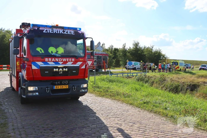 Gewonde bij kettingbotsing