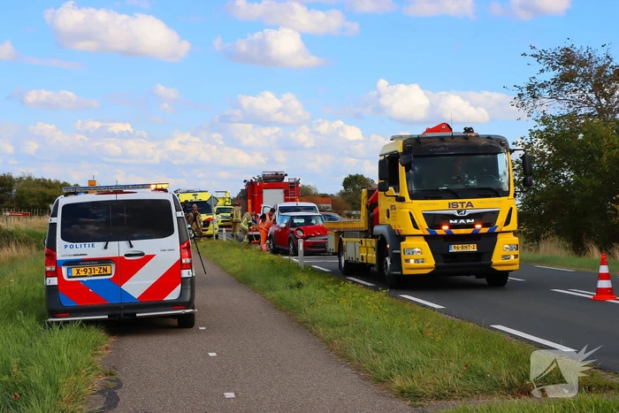 Gewonde bij kettingbotsing