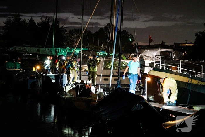 Reddingsactie na ongeluk op boot