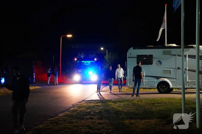 Honderden mensen geëvacueerd door telefoonbrand