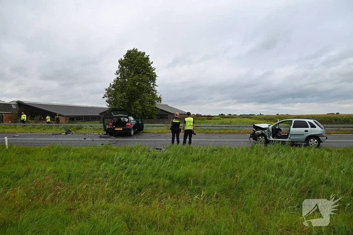 Ernstig ongeval leidt tot wegafsluiting